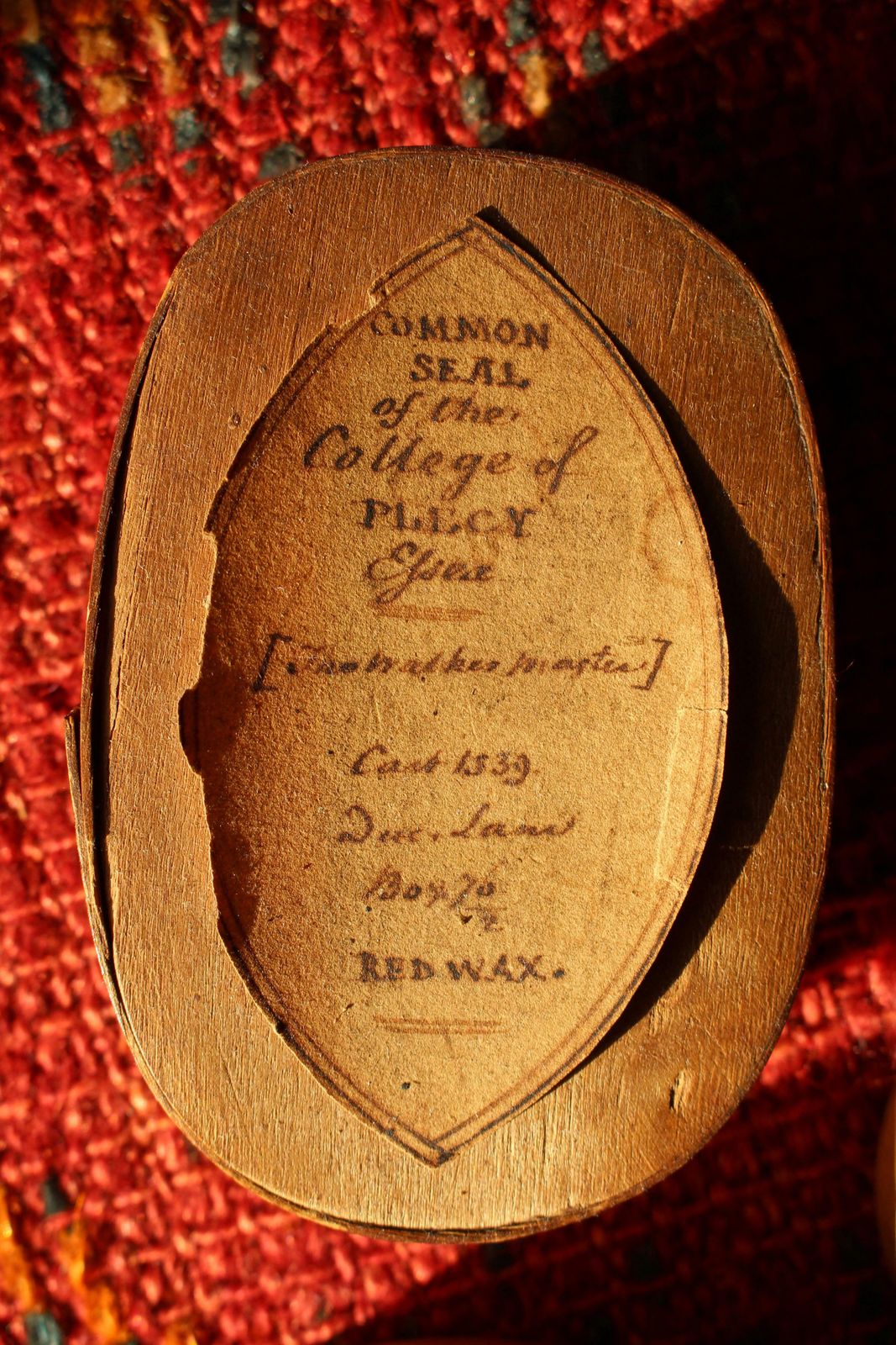 Collection Of Late 18th Century English Wax & Plaster Abbey & College Seals photo 611.0