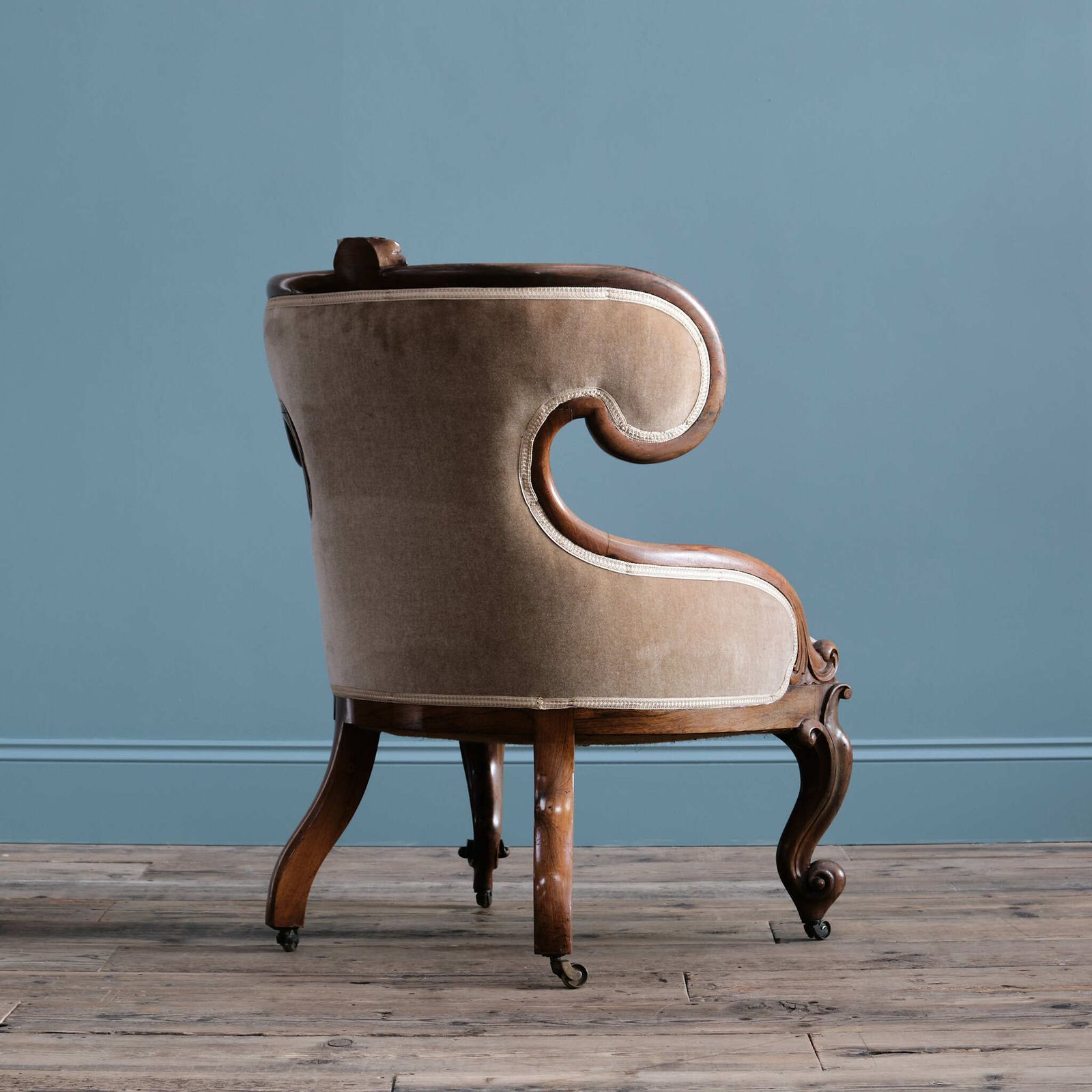 19th Century Carved Rosewood Armchair photo 995.0