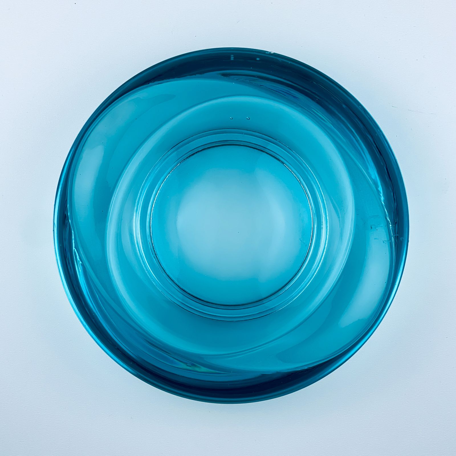 Bohemian Glass Ashtray By Rudolf Jurnikl For Union Sklo, Rozice, Czech, 1962 photo vinterior