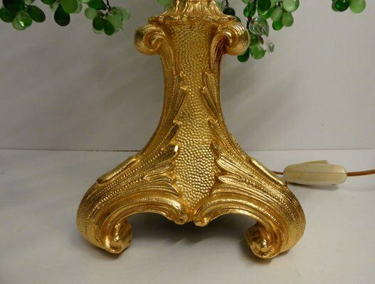 Waterfall Murano Table Lamp In Glass And Bronze, 1970s photo for sale