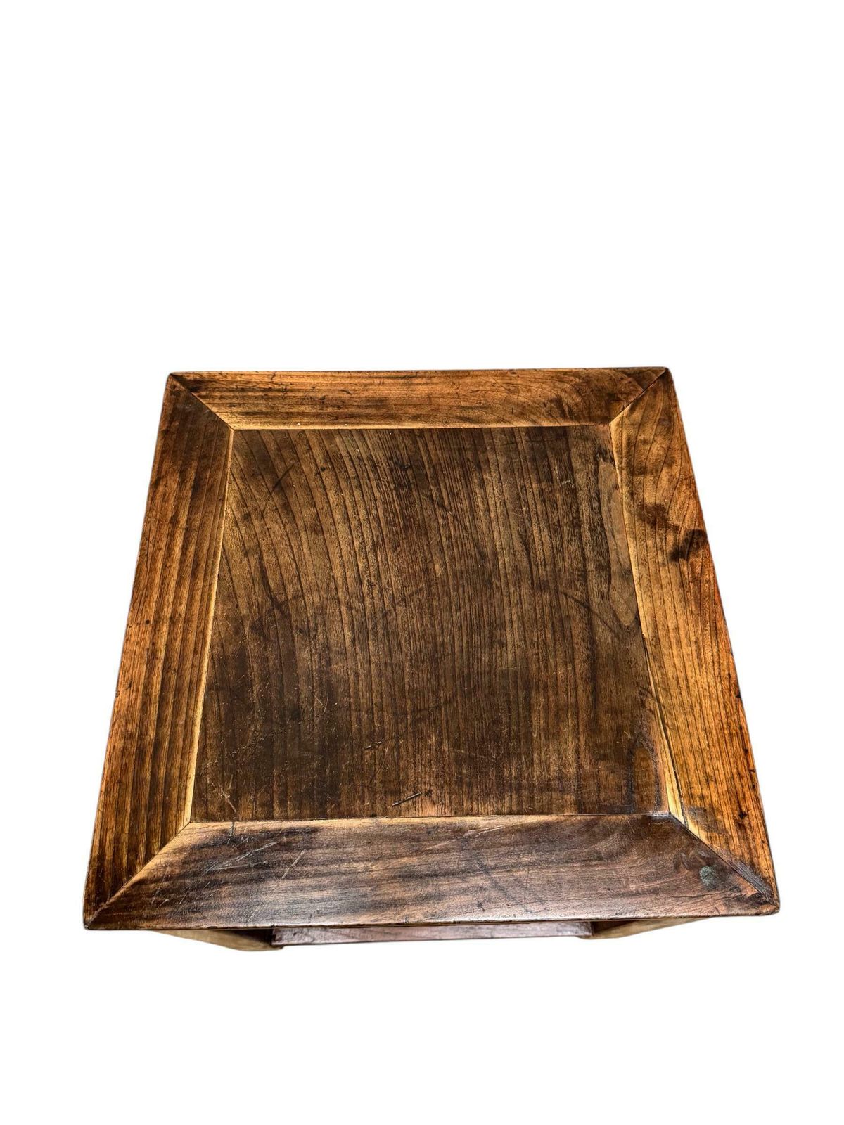 Antique Chinese Elm Side Table / 19th Century photo 400.0