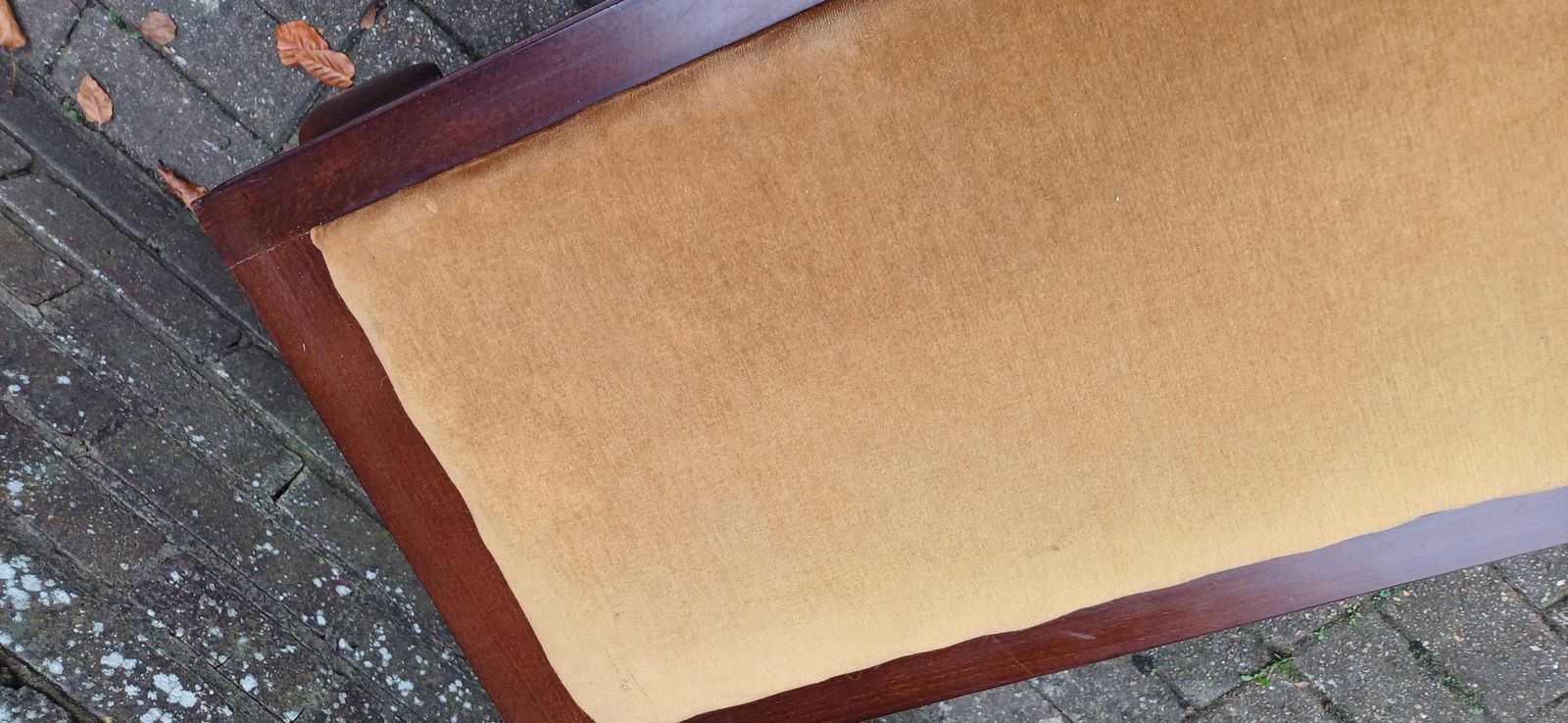 Double Top Quality Hardwood Double Piano Stool Cabriole Legs & Velvet Upholstery Elegant Music Bench. Hallway Bench As Storage Compartment. photo vintage