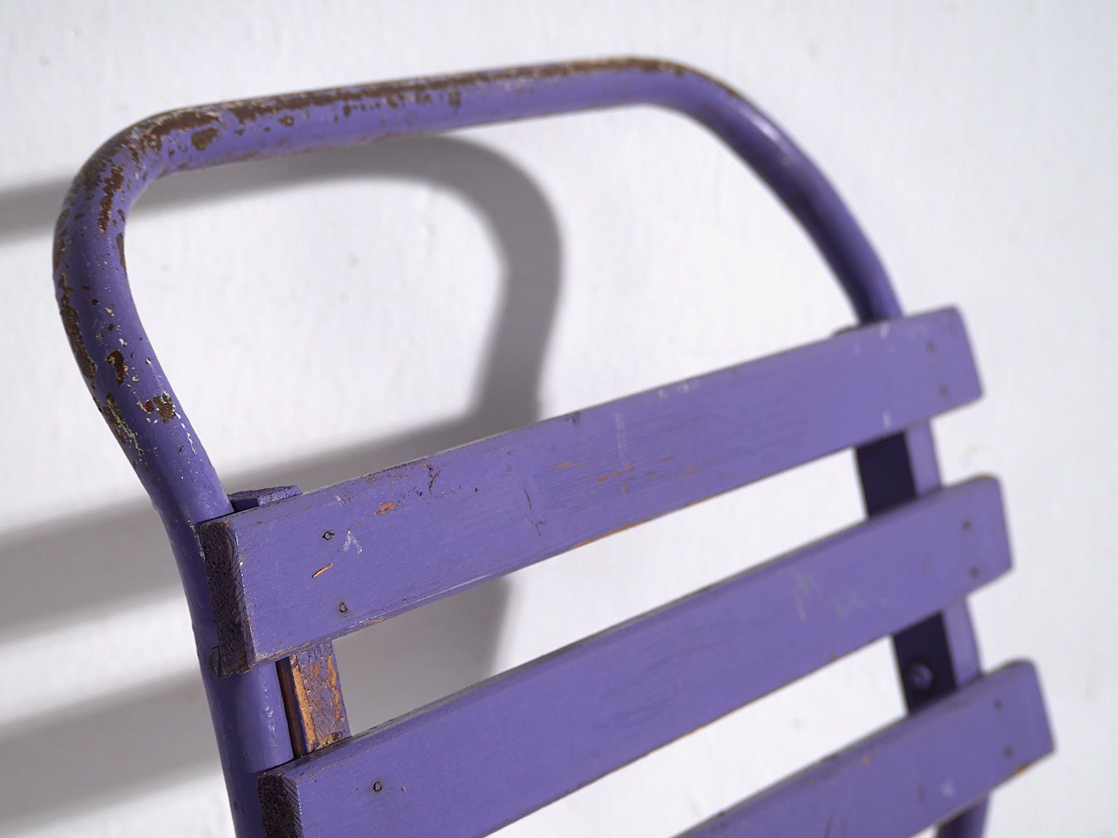 Violet Antique Patio Chairs (C.1920). Set Of 2 Pieces photo buy