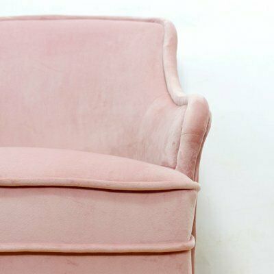355.0 Mid Century Fabric And Wood Armchair, 1950s photo