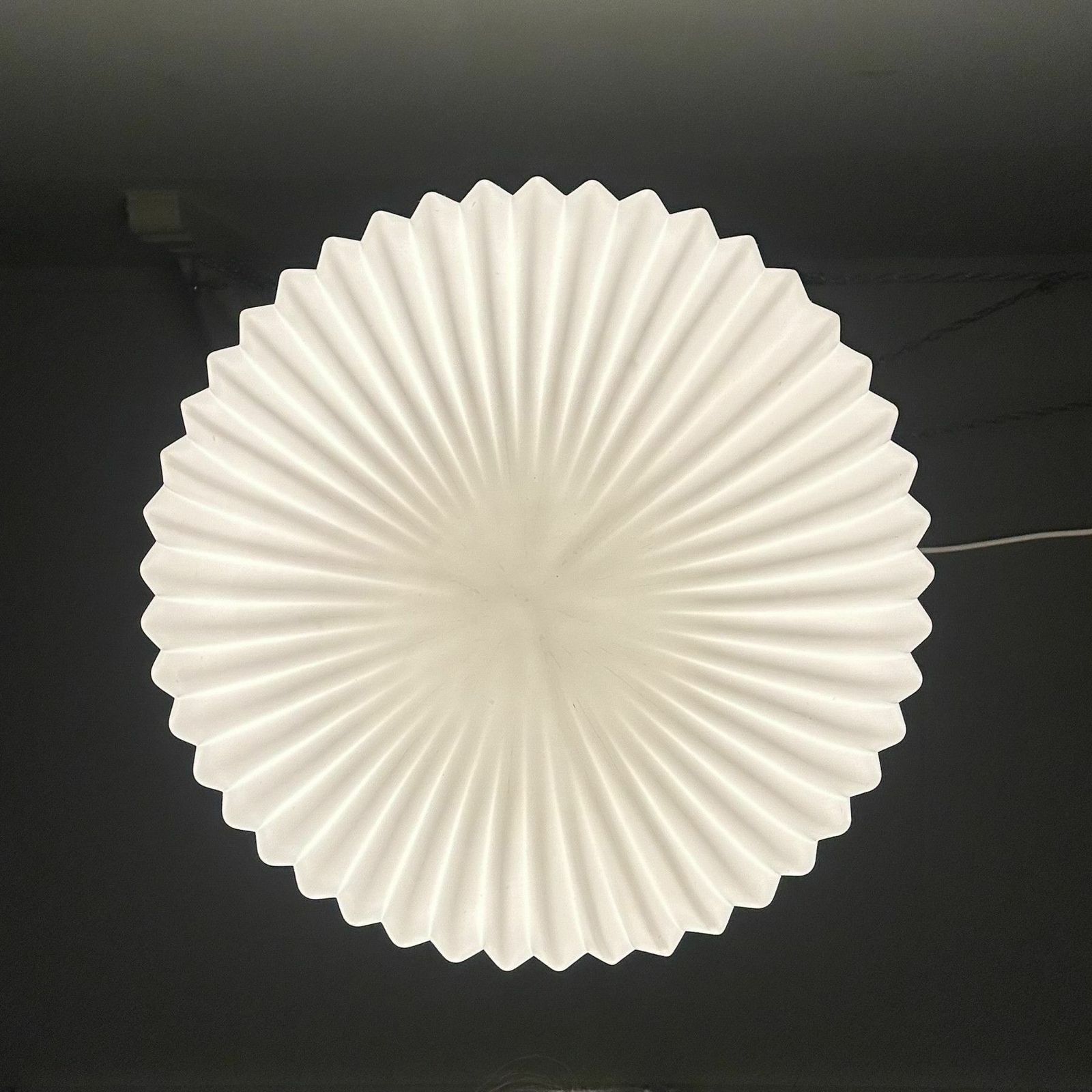 Zeldzame Louis Kalff Voor Philips Hanglamp Met Opalineglas, Ca. Jaren 1960 photo furniture