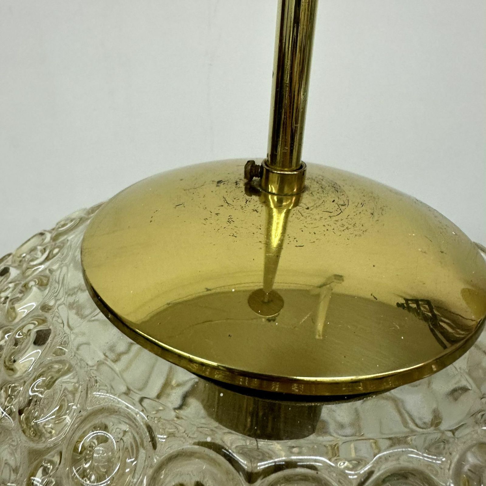 Limburg Glashütte Bubble Glass Pendant Light, Jaren 1970 photo for sale