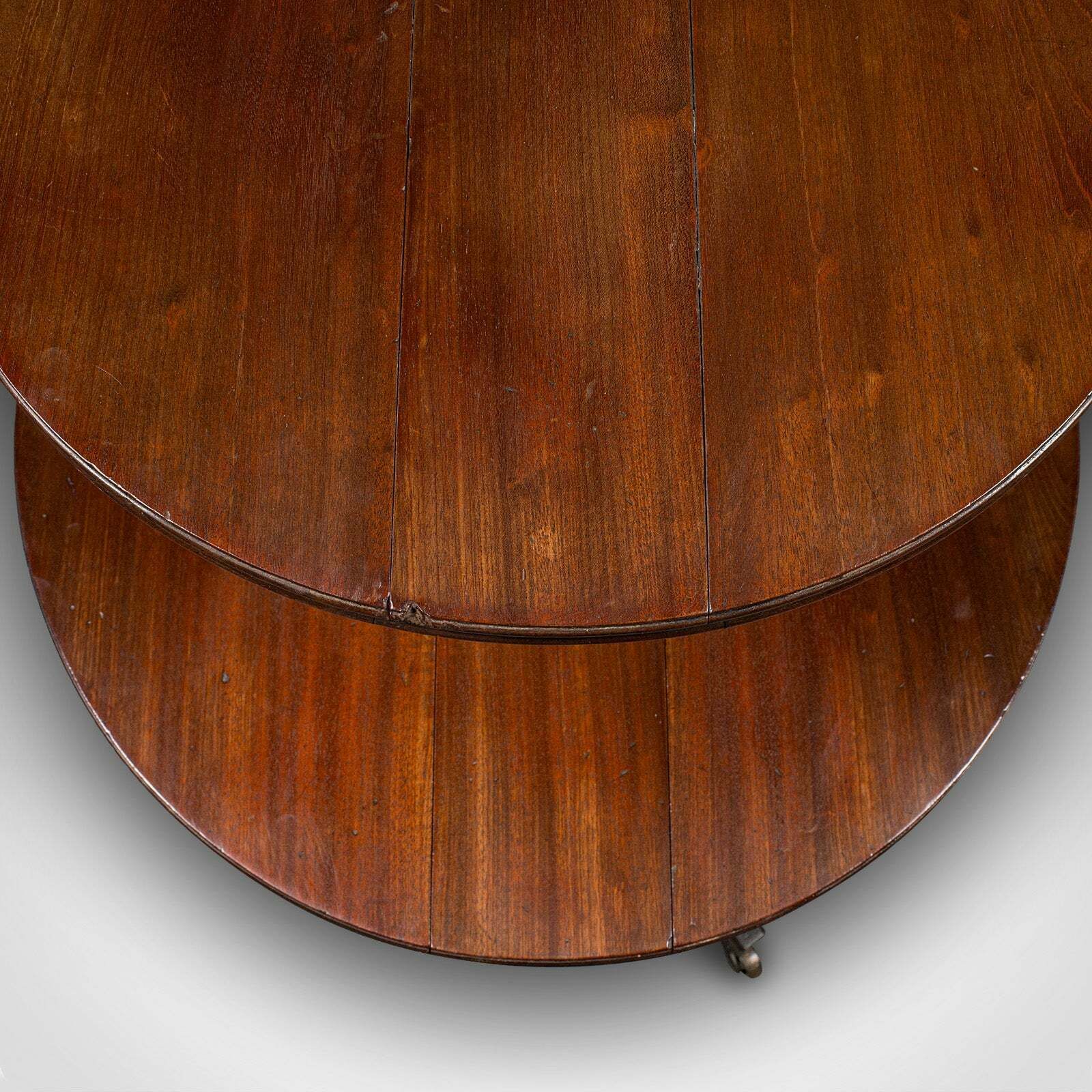 Antique Folding Dumb Waiter, English, Two Tier Serving Stand, Georgian, C.1800 photo vintage