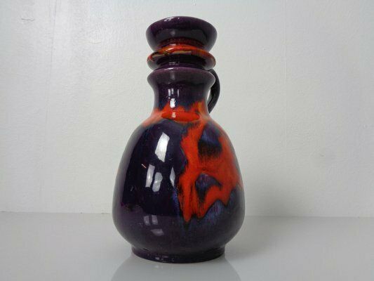 Pop Art Lava Ceramic Vase By Walter Gerhards, Germany, 1970s photo vinterior