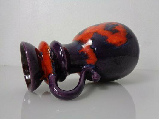 photo for sale Pop Art Lava Ceramic Vase By Walter Gerhards, Germany, 1970s