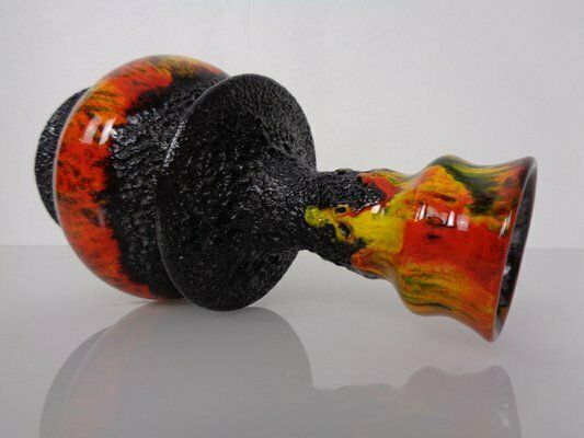 Home Decor Pop Art Lava Ceramic Vase By Walter Gerhards, 1970s photo