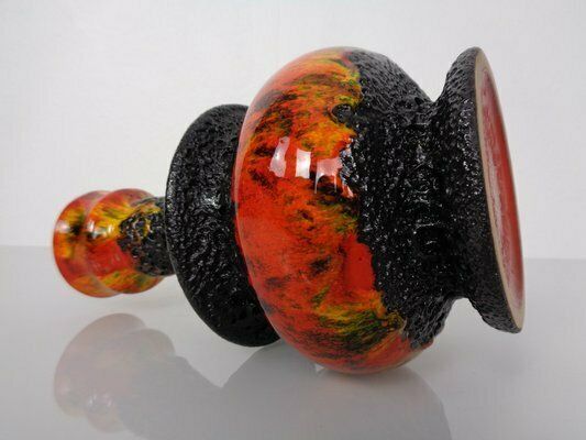 photo vinterior Pop Art Lava Ceramic Vase By Walter Gerhards, 1970s