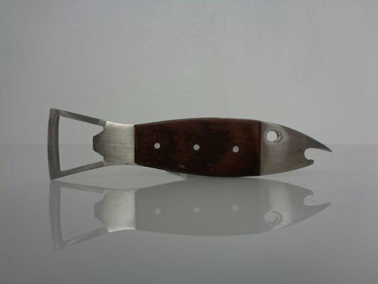 Fish Shaped Bottle Opener In Rosewood And Stainless Steel By Carl Auböck, 1960s photo furniture
