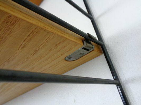 photo buy Swedish Wall Unit In Ash And Metal By Kajsa & Nils Nisse Strinning For String, 1950s
