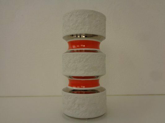 Space Age Op Art Vases From Royal Kpm, 1960s, Set Of 2 photo vintage