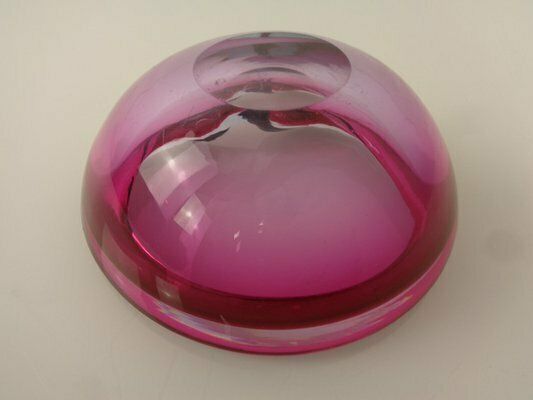 photo for sale Sommerso Murano Glass Ashtray, Italy, 1960s