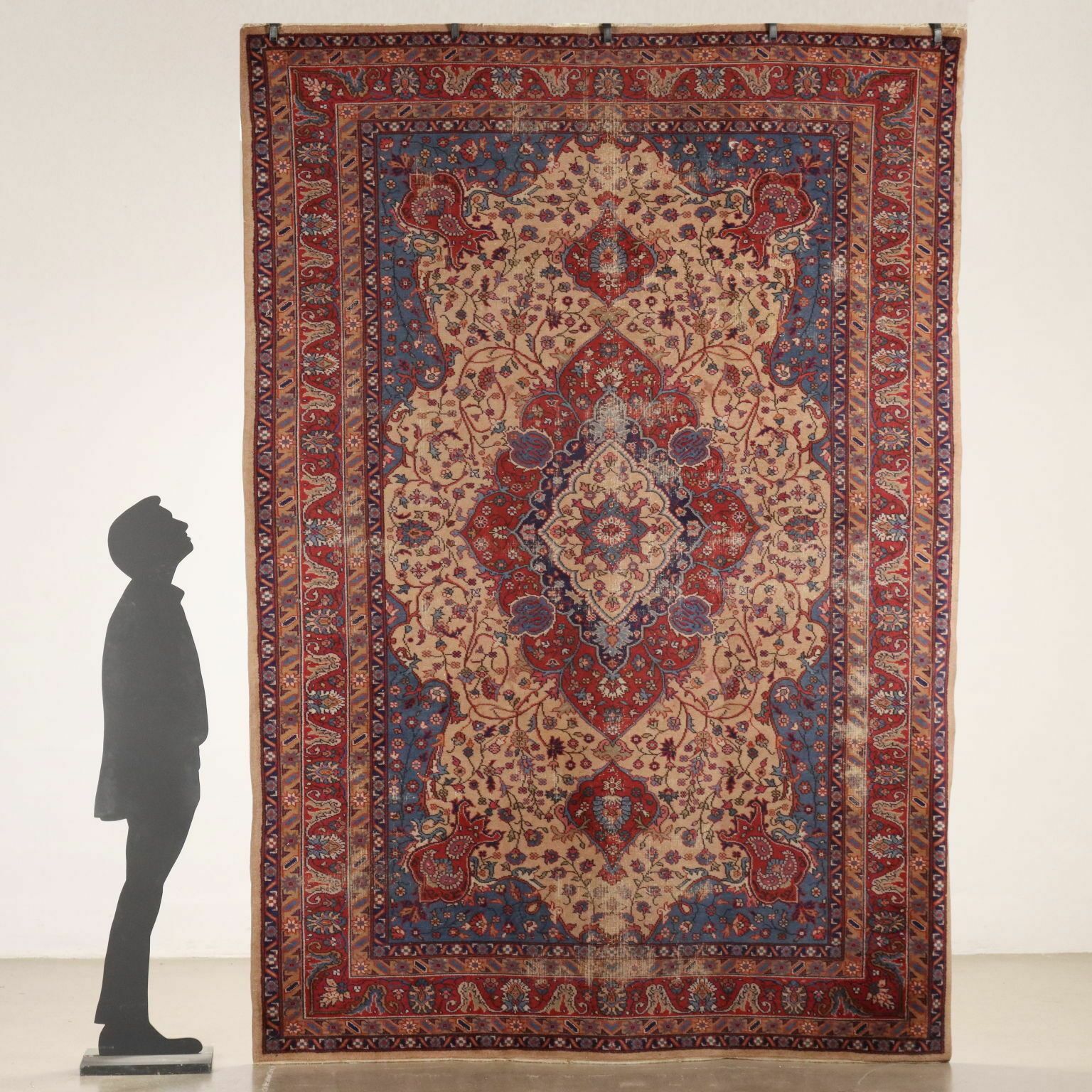 Antique Esparta Carpet Wool Heavy Knot Turkey 128 X 90 In photo furniture