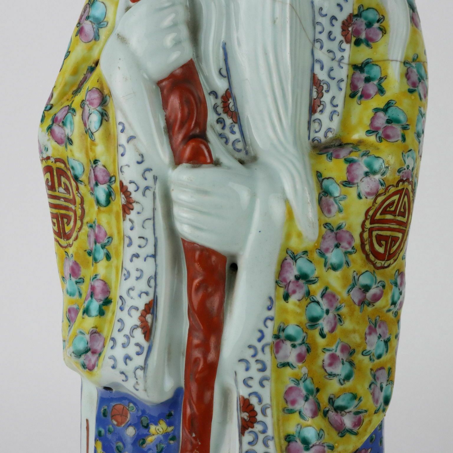 Antique Figurine Immortal Subject Porcelain China 1925 photo 1630.0