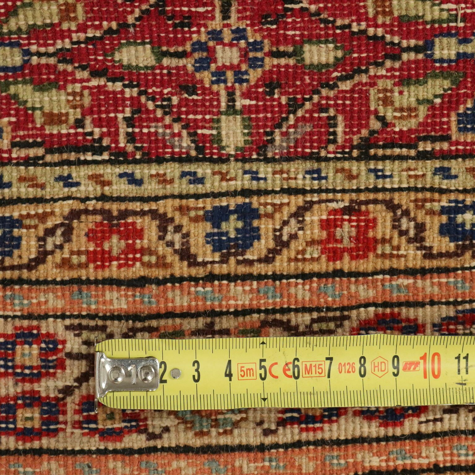 Textiles Antique Kaisery Carpet Cotton Wool Thin Knot Turkey 53 X 34 In photo
