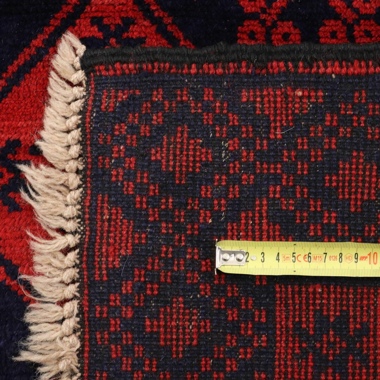 Antique Asian Bukhara Carpet Wool Heavy Knot 74 X 44 In photo vinterior