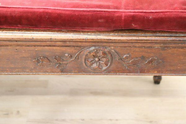 Furniture Walnut And Vienna Straw Sofa With Chairs,18th Century, Set Of 3 photo