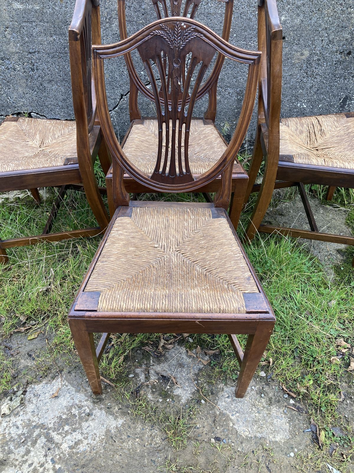 Set Of 4 Spillman And Co London, Victorian Mahogany Dining Chairs photo vintage