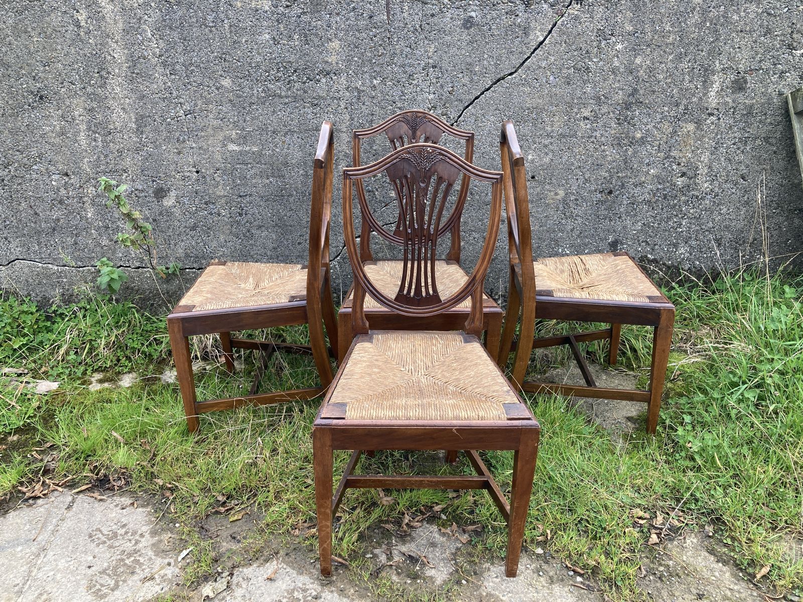 photo vinterior Set Of 4 Spillman And Co London, Victorian Mahogany Dining Chairs