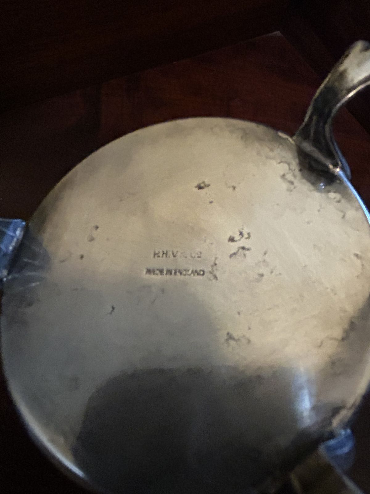 1950s P.H. Vogel And Co Silver Plated Brandy Warmer And Glass Stand photo vinterior