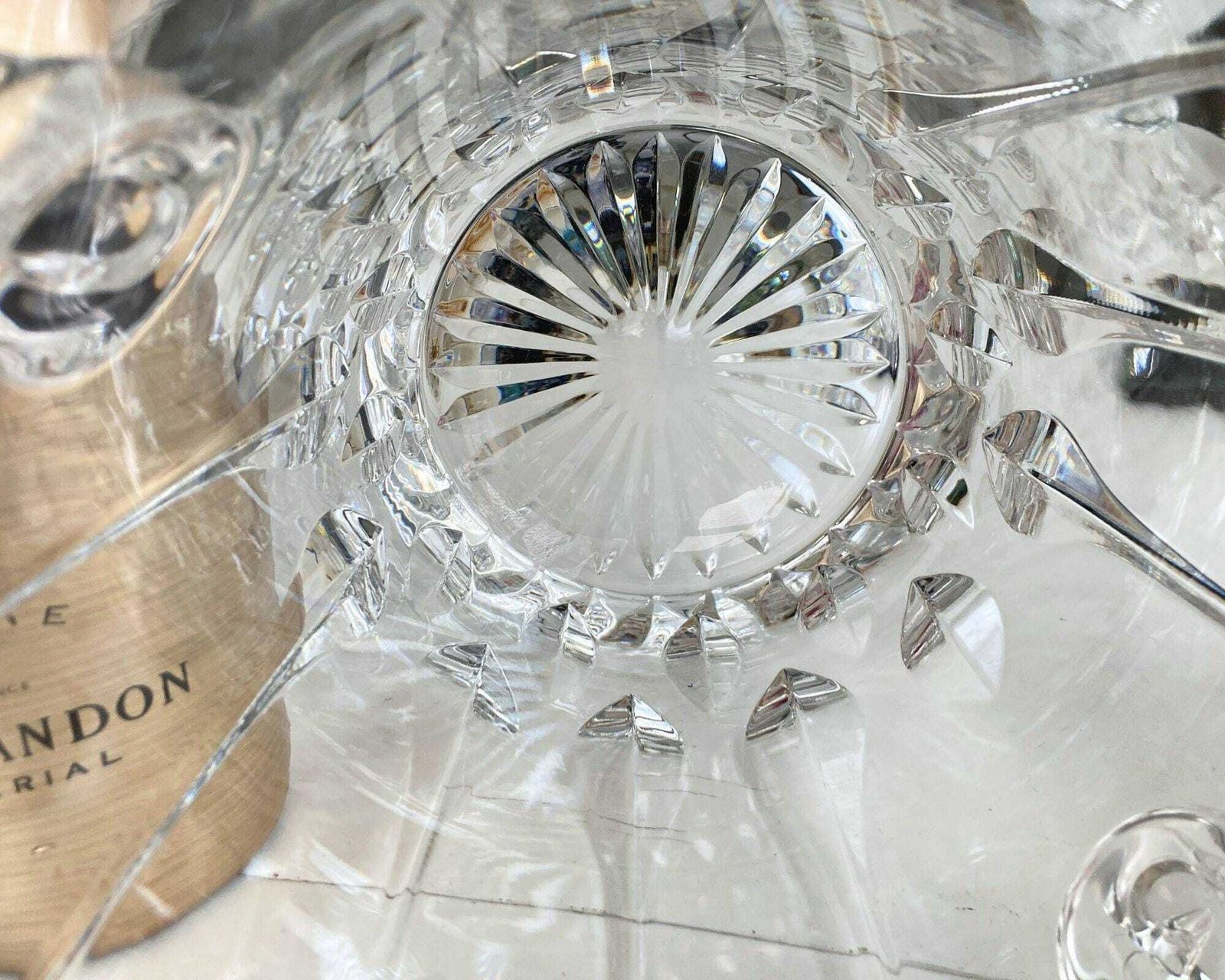 Champagne Bucket Frans | Grote Kristallen Flessenkoeler | 25,5 Cm Hoog photo vinterior