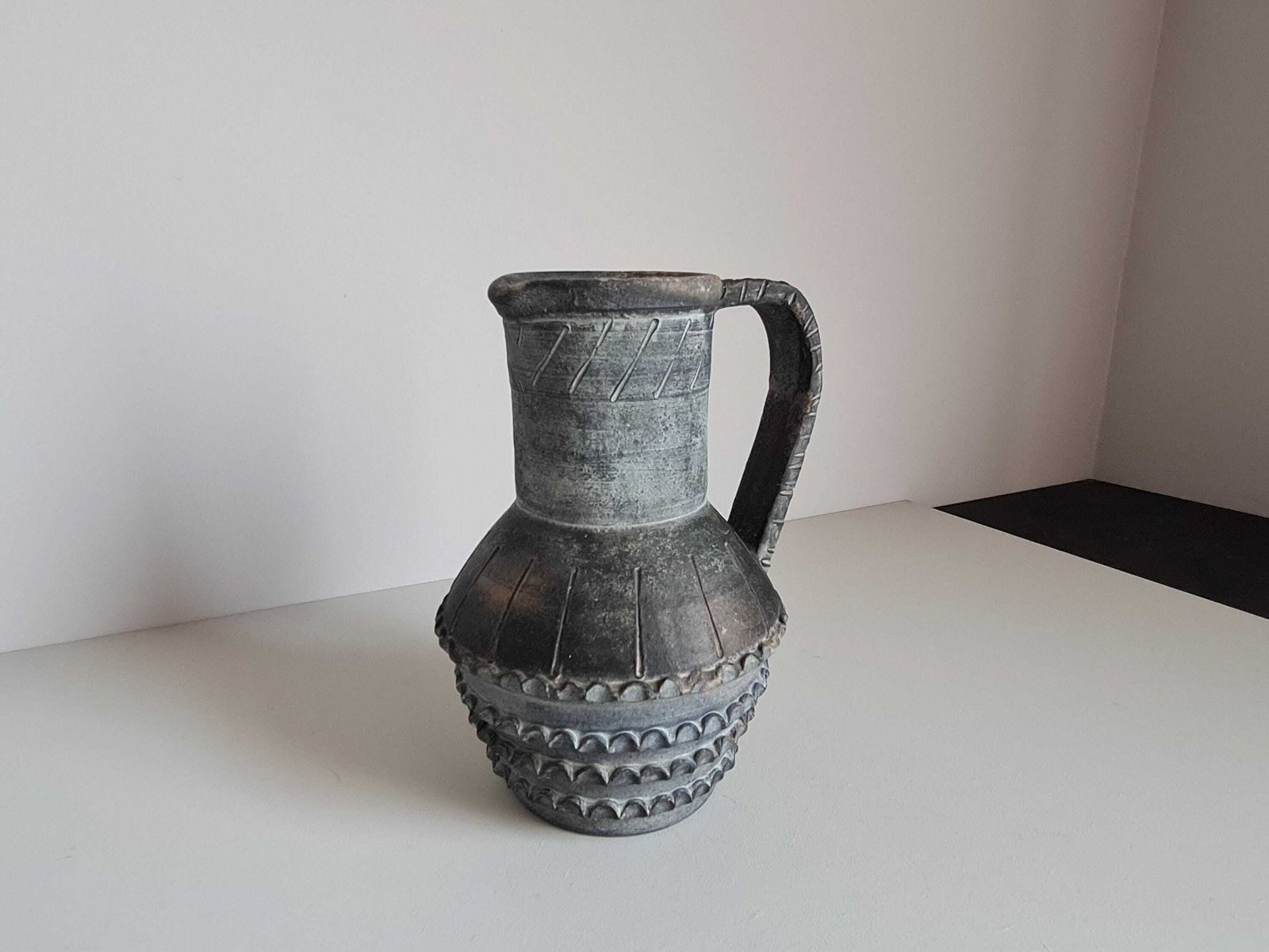 Terracotta Vase By Spanish Artist Joaquim Almeda Ferre / 1970 / Ceramic / Vintage / Mid Century / 20th Century photo Home Decor