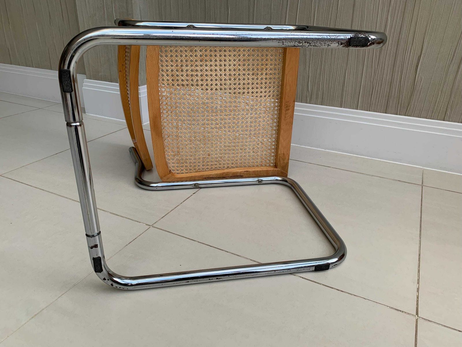 photo furniture A Bauhaus Blond Cesca Style Chair Vintage 1980s