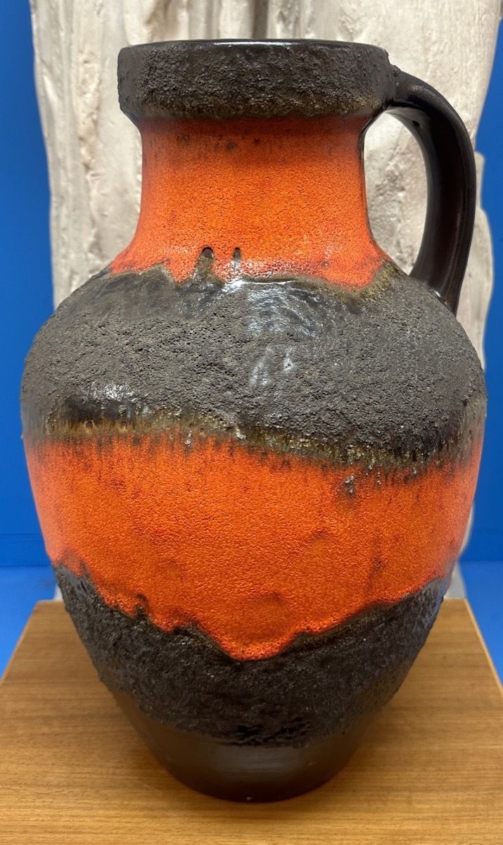 photo buy Large 1970s German Carstens Tönnieshof Fat Lava Jug Vase Model No: 7315 45