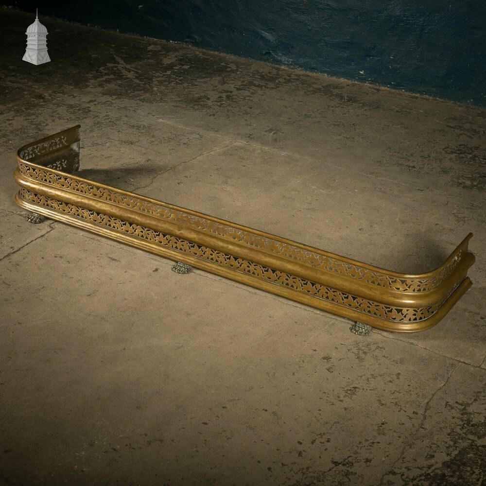 Brass Fireplace Fender photo for sale