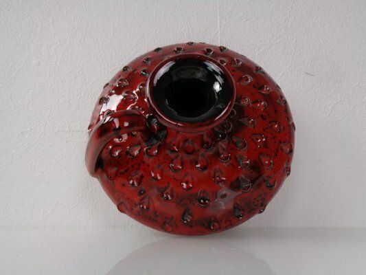 photo vinterior Italian Strawberry Ceramic Vase By Fratelli Fanciullacci For Bitossi, 1960s