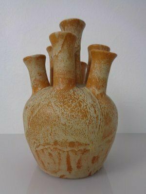 German Studio Ceramic Mushroom Vase By Lu & Gerd Grove, Lübeck, 1960s photo 407.0