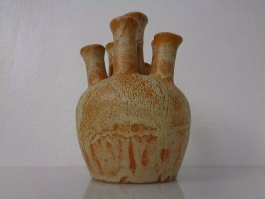 German Studio Ceramic Mushroom Vase By Lu & Gerd Grove, Lübeck, 1960s photo buy