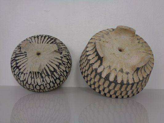 Mid Century Concrete Planters, 1960s, Set Of 2 photo buy