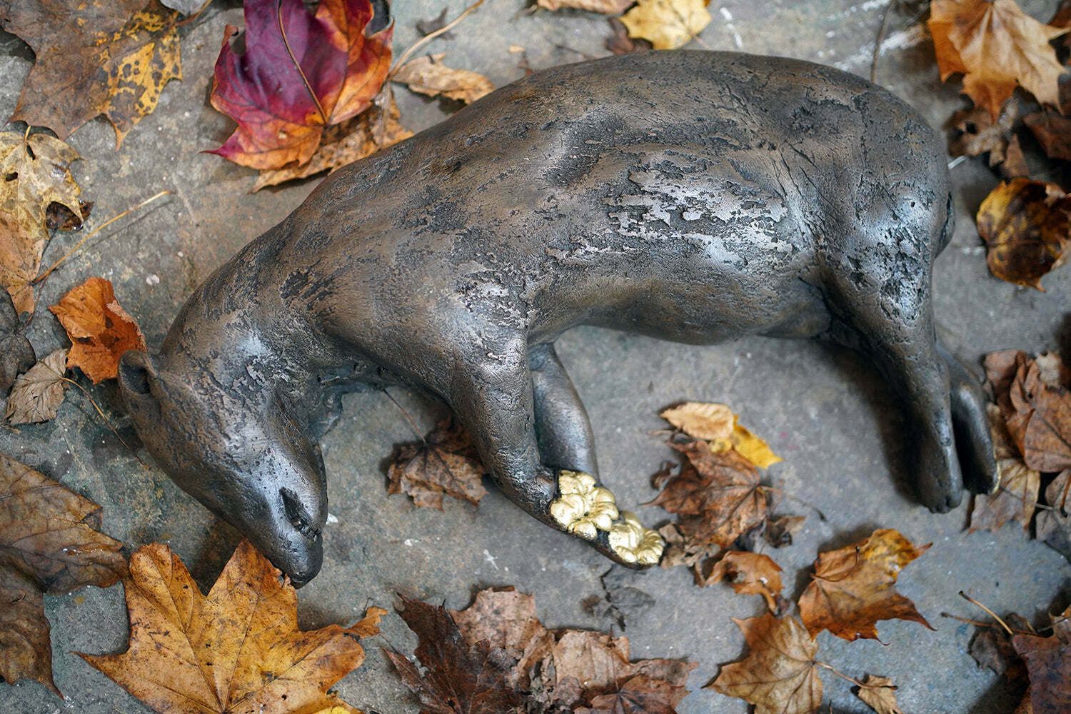 Beth Carter; Badger; Bronze Resin; 3/15 photo for sale