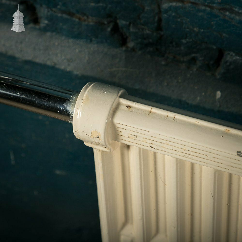 Radiator Towel Rail, Mid Century, Chrome photo furniture