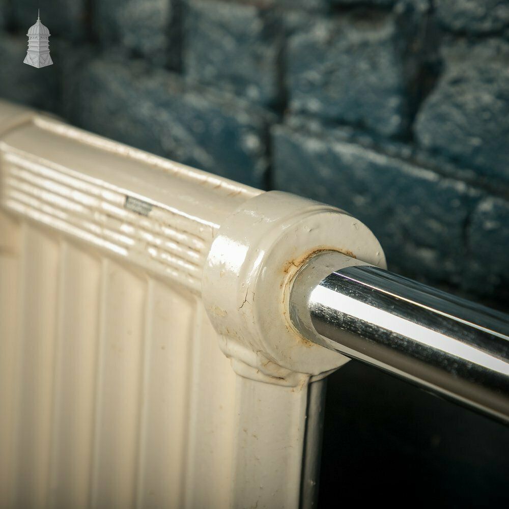 Radiator Towel Rail, Mid Century, Chrome photo vintage