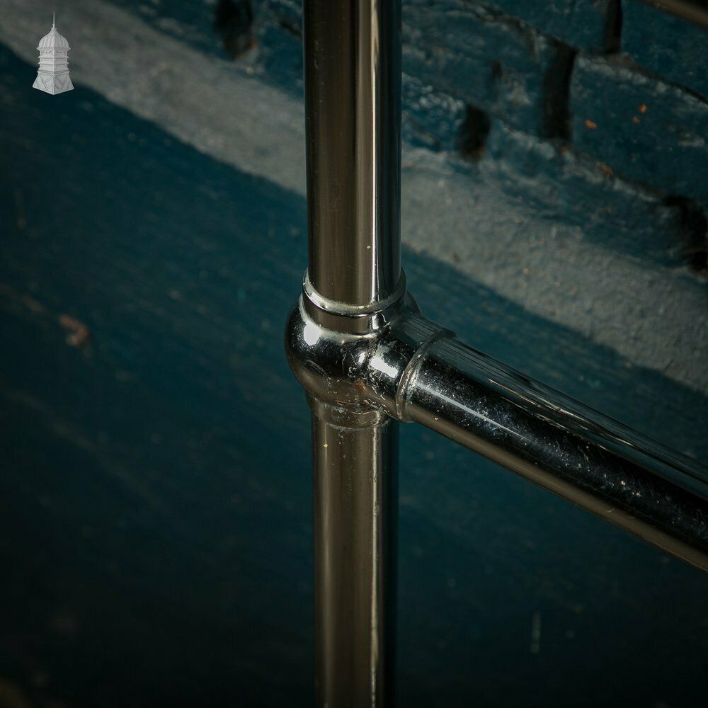 Furniture Radiator Towel Rail, Mid Century, Chrome photo