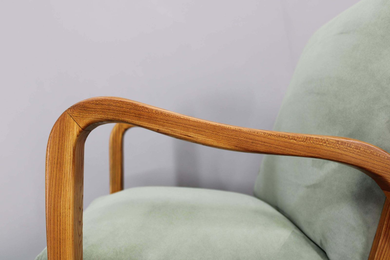 photo furniture Kozelka En Kropacek – Paar Eiken Fauteuils, Zeldzaam Model, Ca. Jaren 1960, Nagezien En Opgeknapt