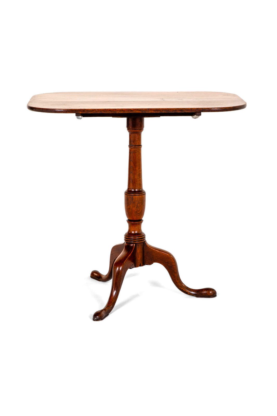 Georgian Oak Tripod Table, 1800s photo Furniture