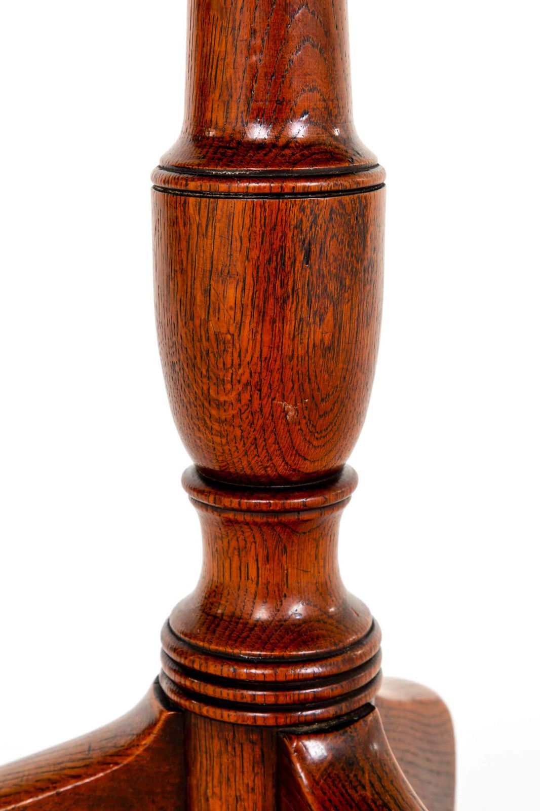 Georgian Oak Tripod Table, 1800s photo vintage