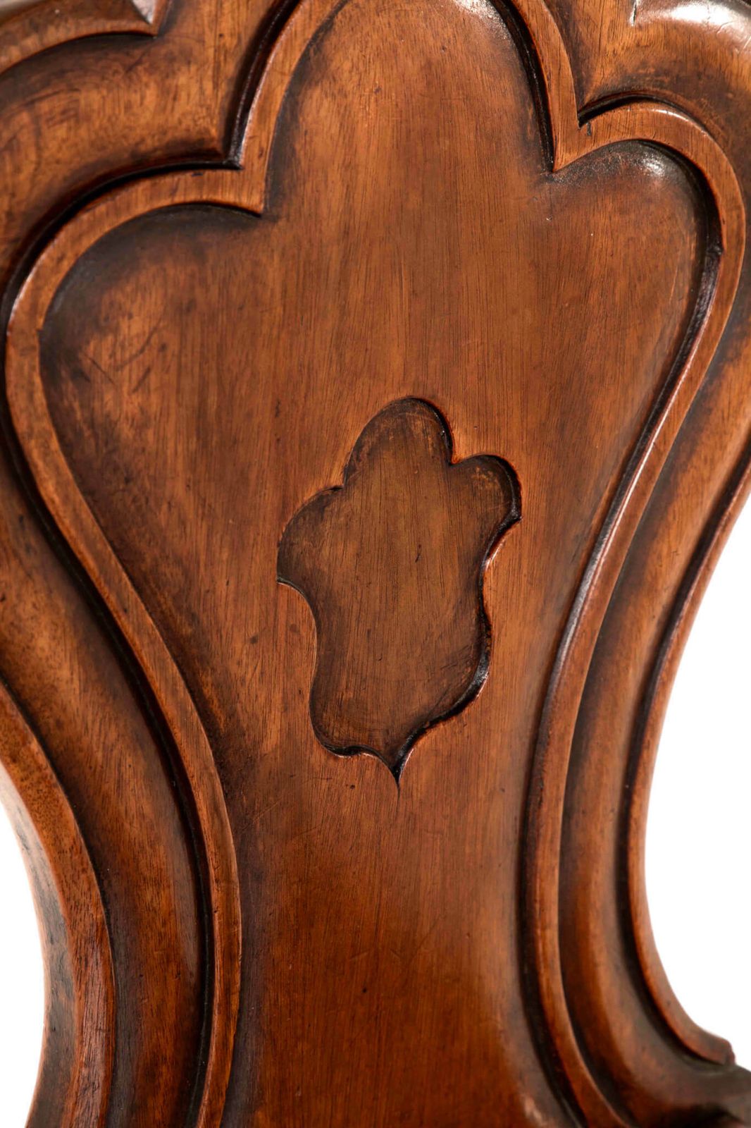 photo furniture Pair Of Mahogany Hall Chairs, 1800s