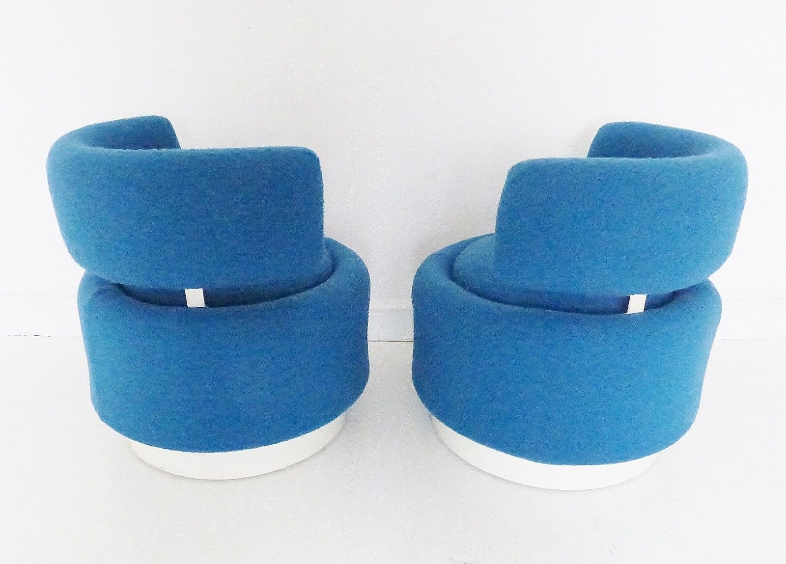 Stunning Pair Of Vintage Space Age French Pod Chairs 1970's photo 950.0