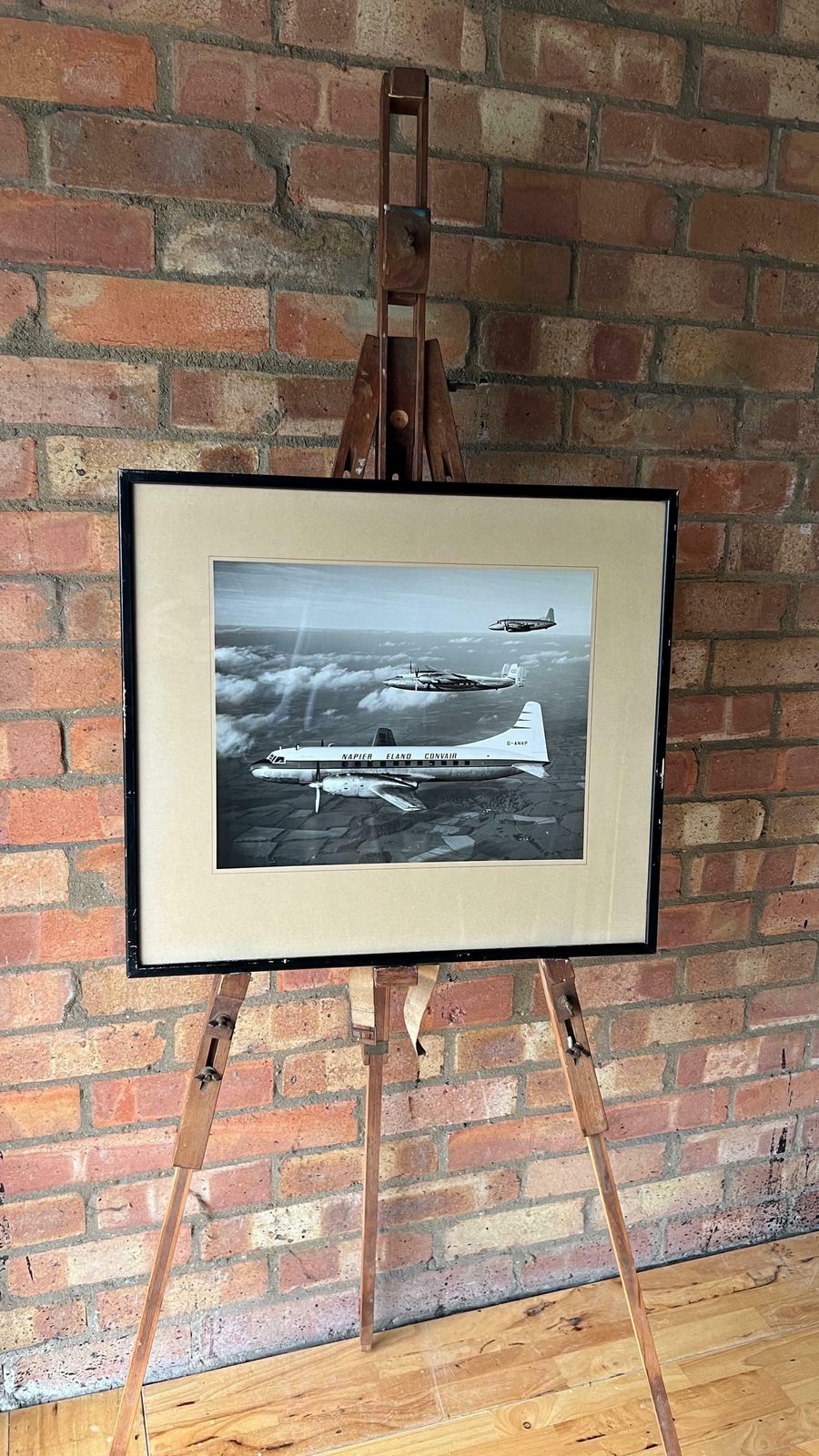 photo furniture Vintage Photograph For 1956 Napier Aviation Ad Turbo Prop Engine Eland Depicting Convair, Ambassador And Varsity Planes