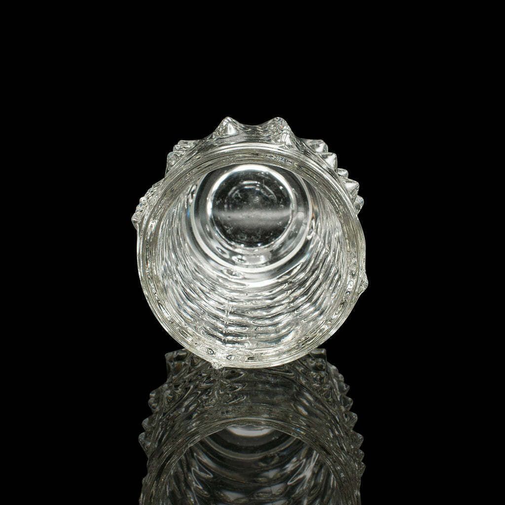 Small Vintage Bohemian Flower Vase, Czech, Art Glass, Posy Sleeve, Circa 1970 photo buy