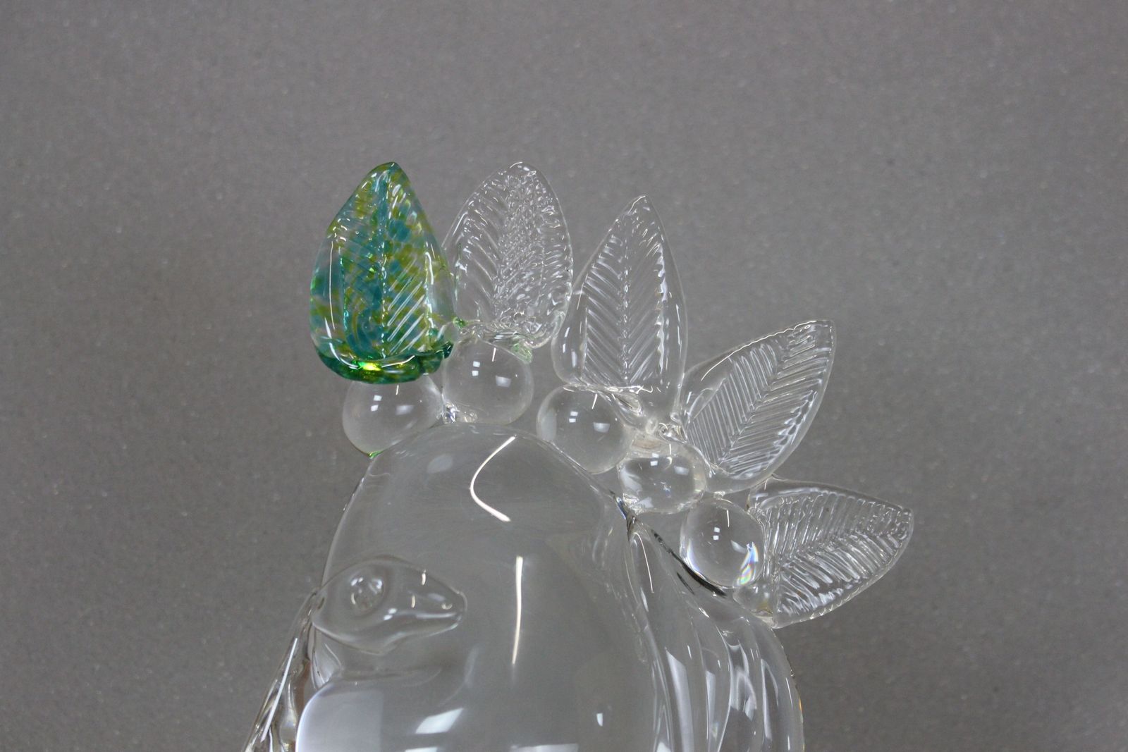 Unique Glass Sculpture By Carlos Pebaque Of Gullaskruf Of Sweden photo for sale