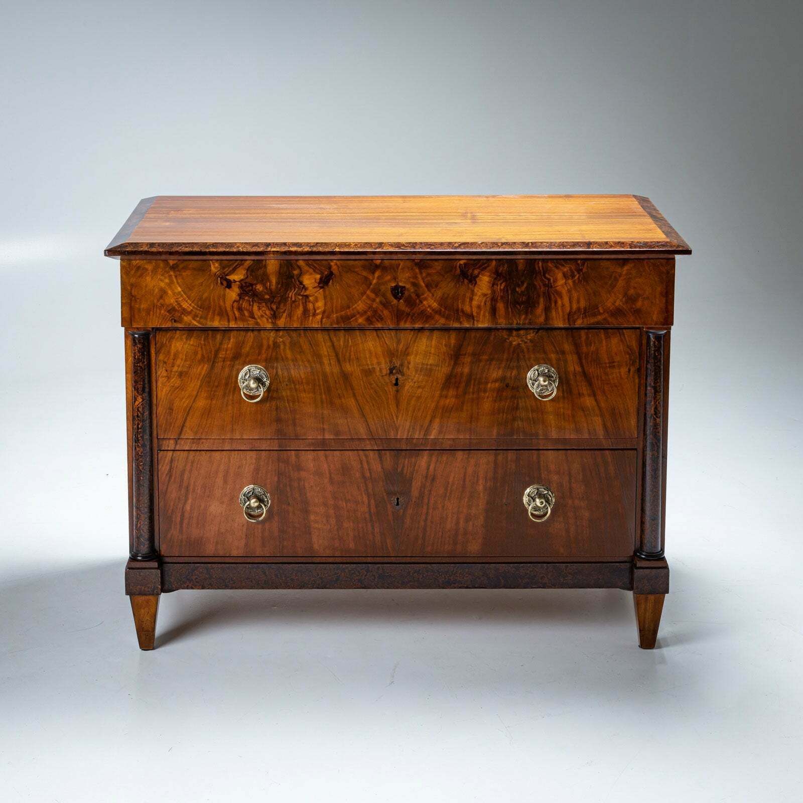 Biedermeier Chest Of Drawers, 1st Half Of 19th Century