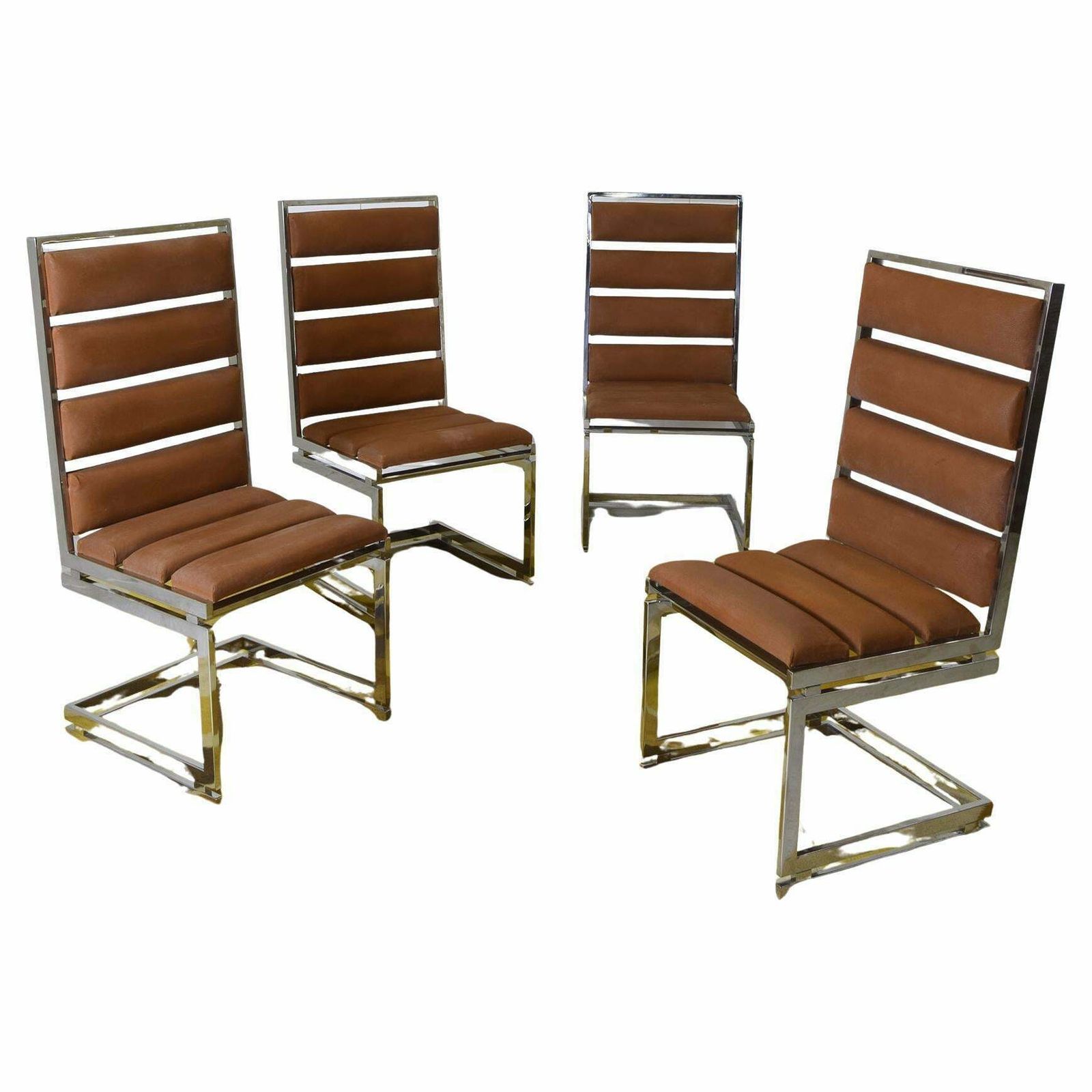 Romeo Rega Set Of Four Chairs Doghe 1970s
